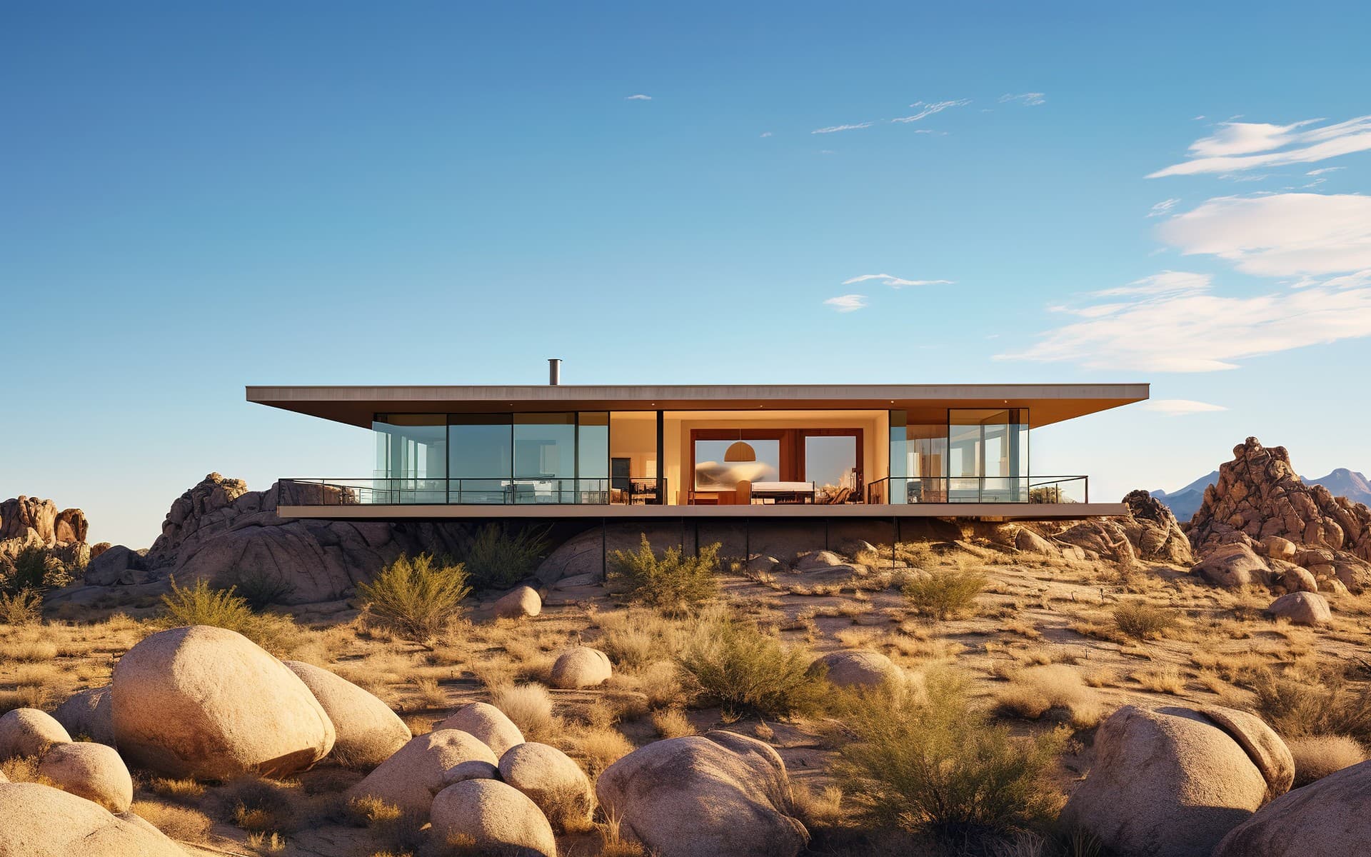 Contemporary luxury home exterior